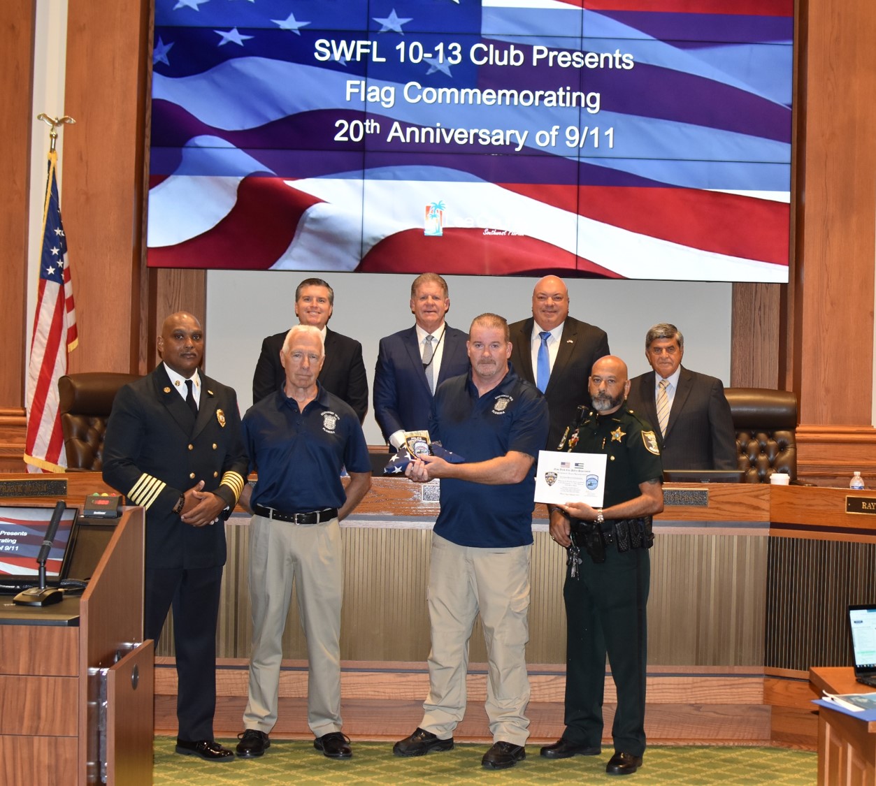 10-5-21 911 Anniversary Flag Presentation